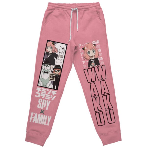 Anime Anya Forger X Bond Spy X Family Streetwear Sweatpants