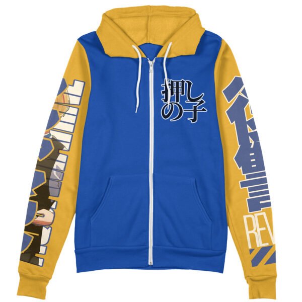 Aqua Hoshino Oshi No Ko Streetwear Zip Hoodie Jacket