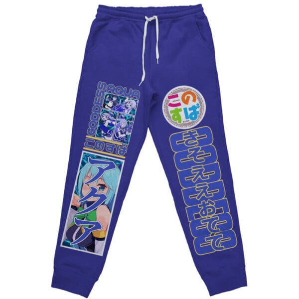 Anime Aqua Konosuba Streetwear Sweatpants