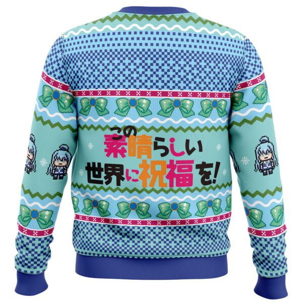 Anime Aqua Konosuba Ugly Christmas Sweater