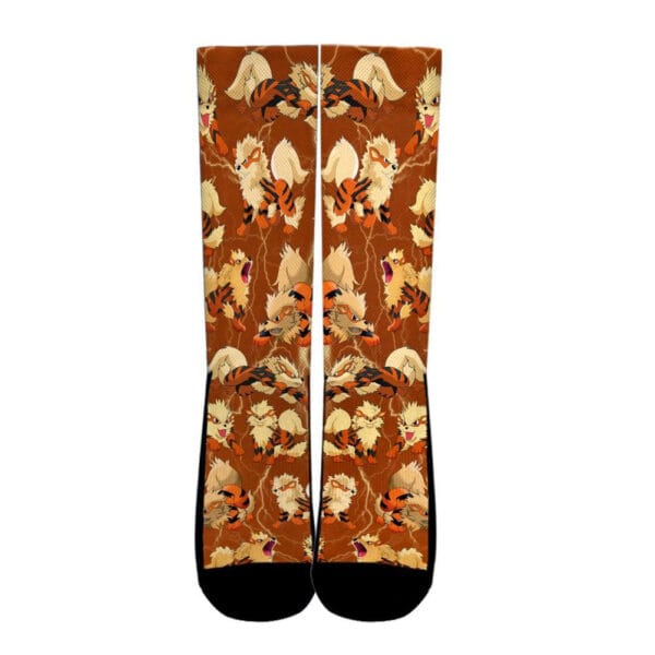 Arcanine Socks Costume Pokemon Anime Socks Pattern