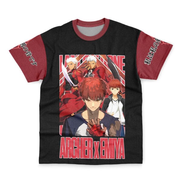 Archer X Emiya Fate Stay Night Unlimited Blade Works Streetwear T Shirt