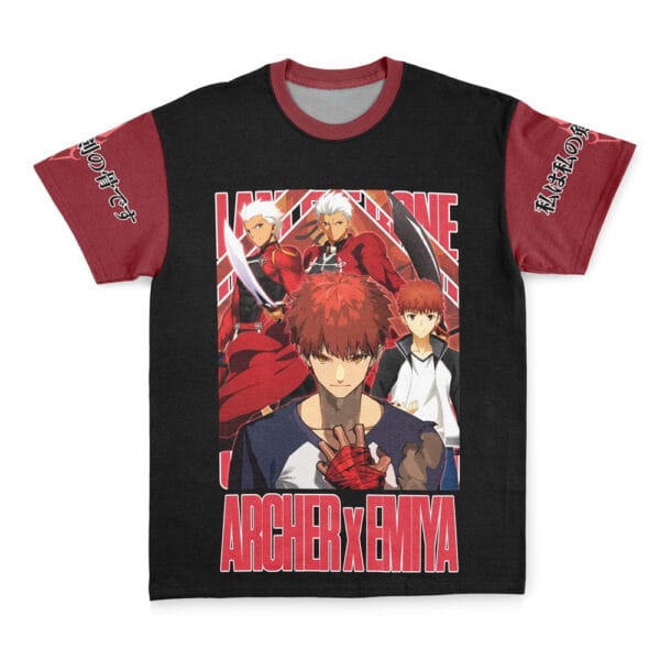 Archer X Emiya Fate Stay Night Unlimited Blade Works Streetwear T Shirt