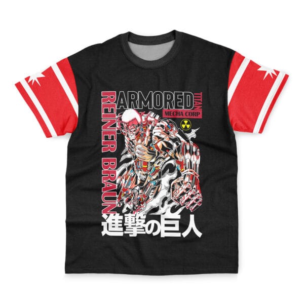 Anime Armored Titan Attack On Titan Streetwear Tshirt