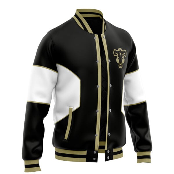 Asta Black Bulls Black Clover Varsity Jacket