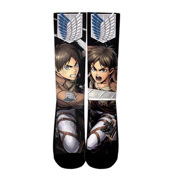 Anime Attack On Titan Eren Yeager Custom Anime Socks