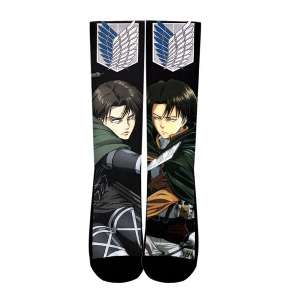 Anime Attack On Titan Levi Ackerman Custom Anime Socks