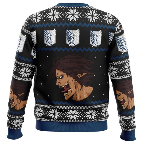 Anime Attack On Titan Survery Corps Ugly Christmas Sweater