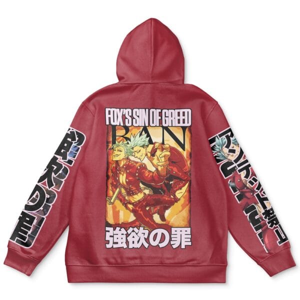 Ban Seven Deadly Sins Streetwear Hoodie 2