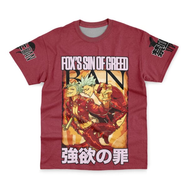 Ban Seven Deadly Sins Streetwear T Shirt