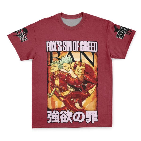 Ban Seven Deadly Sins Streetwear T Shirt