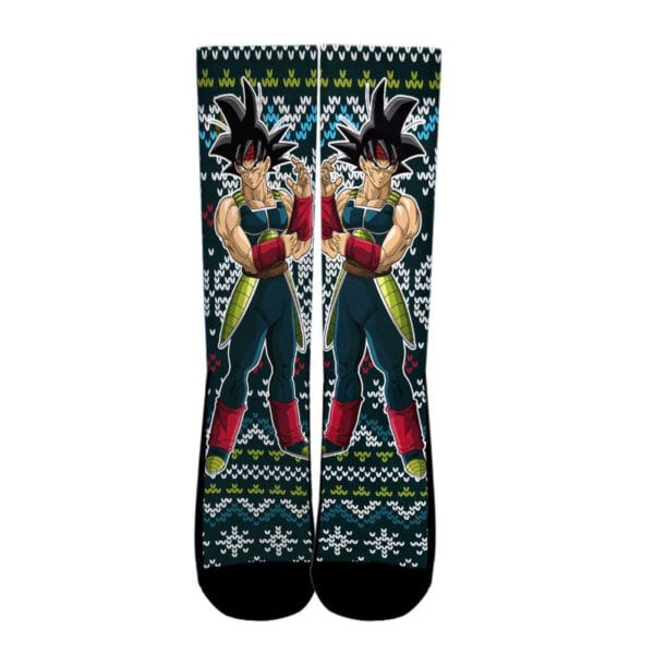 Bardock Socks Ugly Dragon Ball Anime Socks Gift Idea