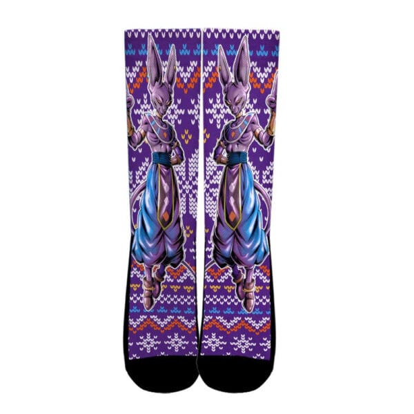 Beerus Socks Ugly Dragon Ball Anime Socks Gift Idea