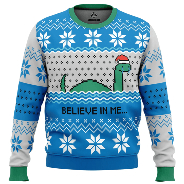 Believe In Menessie Ugly Christmas Sweater 2