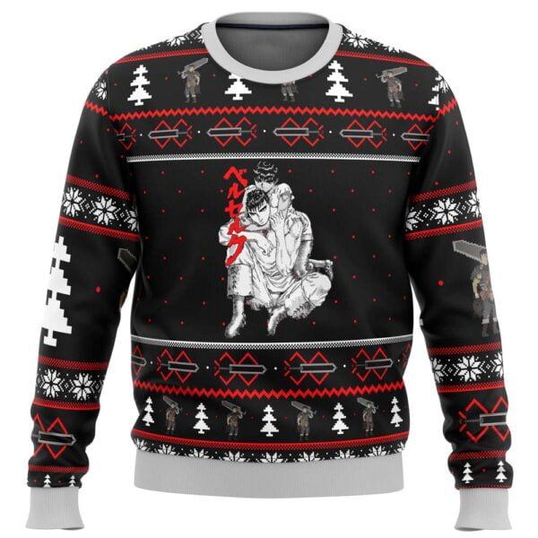 Anime Berserk Guts And Casca Ugly Christmas Sweater