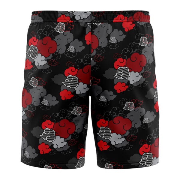 Anime Black Aloha Akatsuki Naruto Board Shorts Swim Trunks Anime