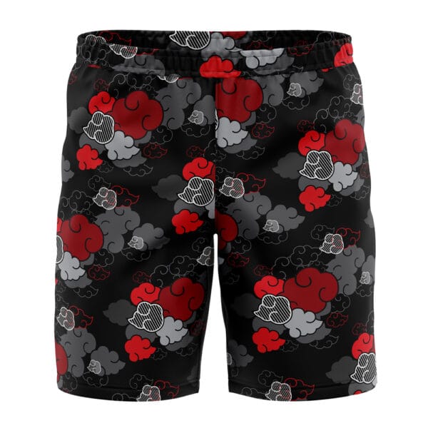 Anime Black Aloha Akatsuki Naruto Board Shorts Swim Trunks Anime