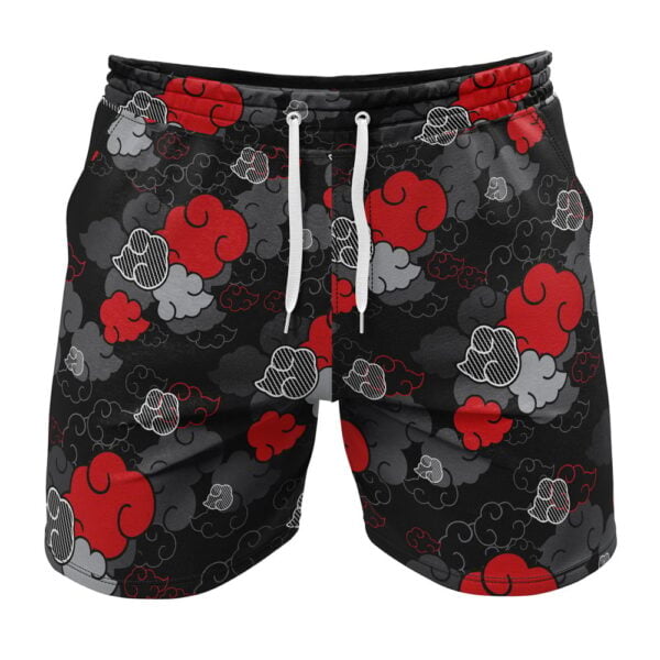 Anime Black Aloha Akatsuki Naruto Gym Shorts Anime