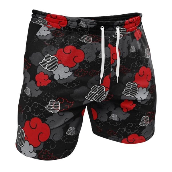 Anime Black Aloha Akatsuki Naruto Gym Shorts Anime