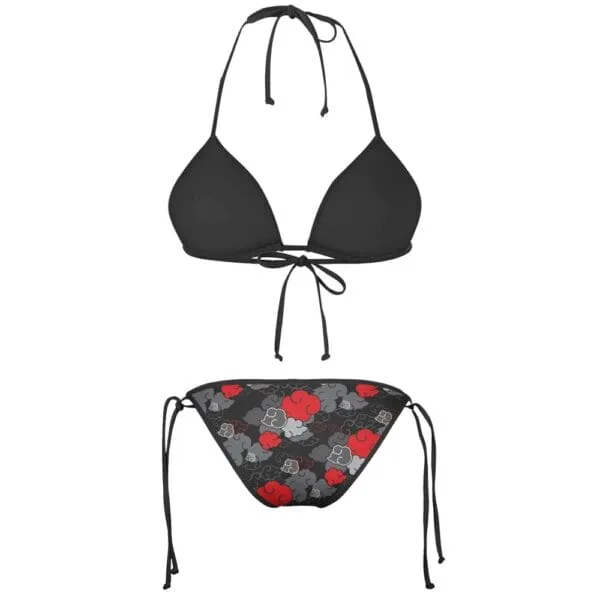 Anime Black Aloha Akatsuki String Bikini For Women