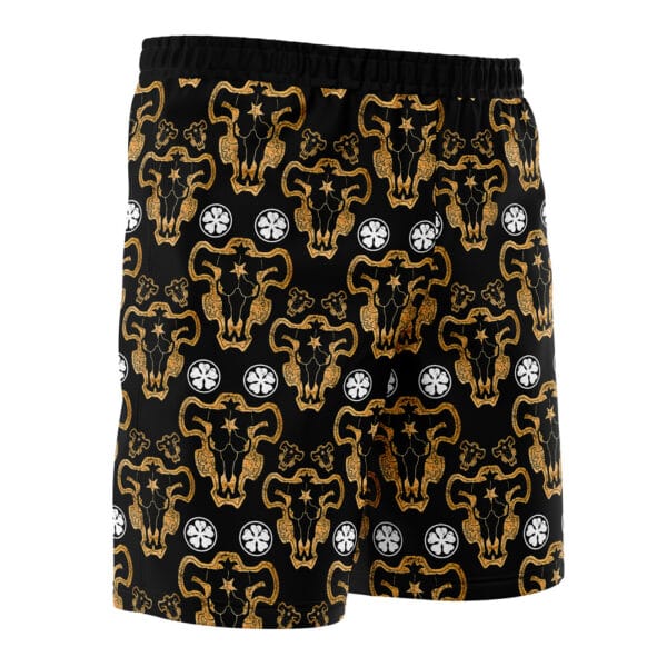 Anime Black Bulls Black Clover Board Shorts Swim Trunks