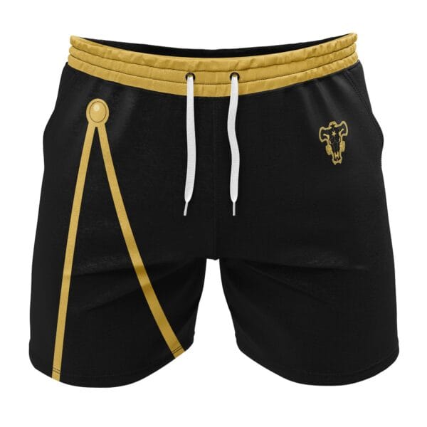 Anime Black Bulls Black Clover Gym Shorts