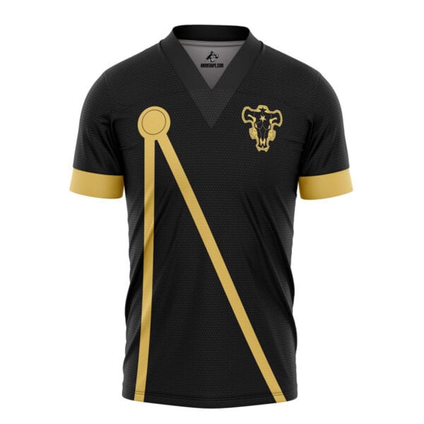 Black Bulls Black Clover Soccer Jersey