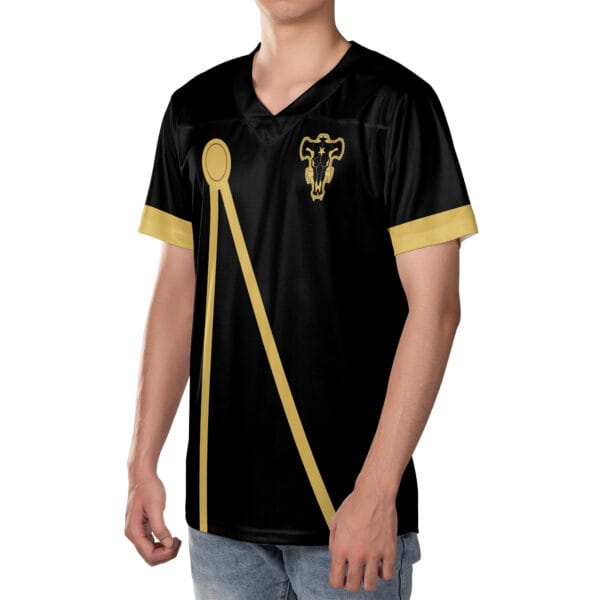 Black Bulls Black Clover Soccer Jersey