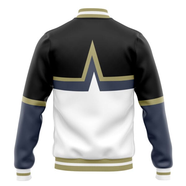 Anime Black Bulls Black Clover Varsity Jacket 2