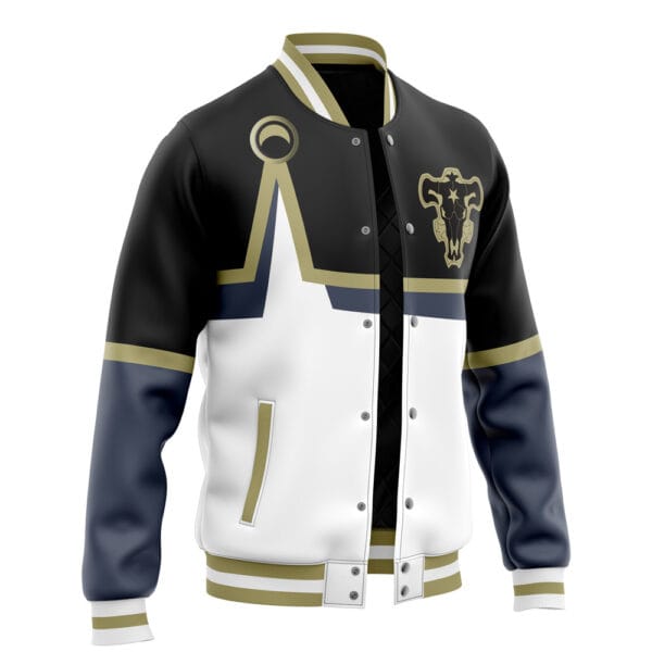 Anime Black Bulls Black Clover Varsity Jacket 2