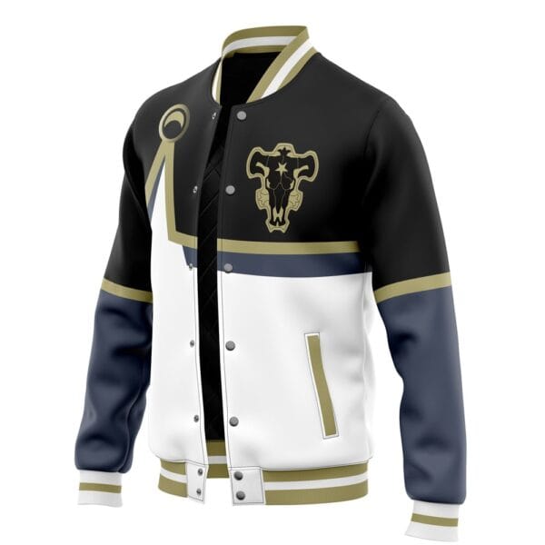 Anime Black Bulls Black Clover Varsity Jacket