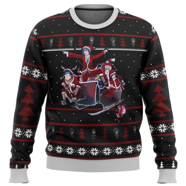 Black Butler Holiday Ugly Christmas Sweater