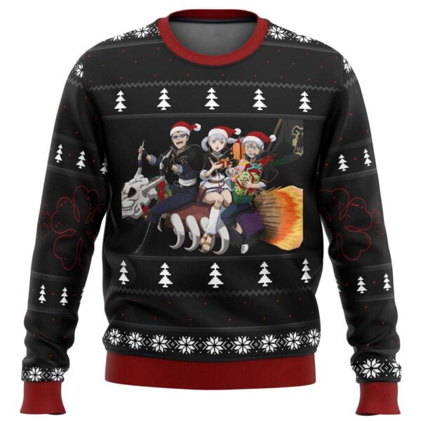 Anime Black Clover Holiday Ugly Christmas Sweater