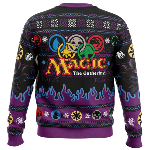 Black Lotus Magic The Gathering Ugly Christmas Sweater