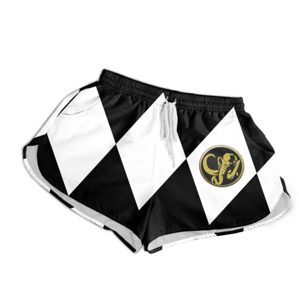 Black Ranger Mighty Morphin Power Rangers Womens Board Shorts