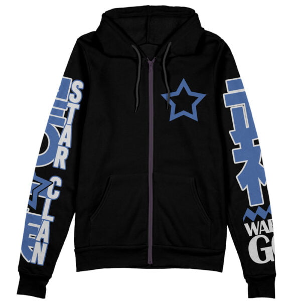 Black Star Soul Eater Streetwear Zip Hoodie Jacket