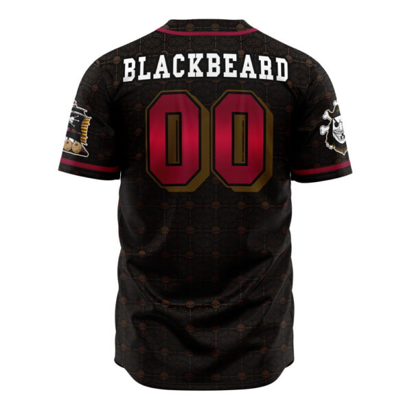 Blackbeard Pirates Blackbeard One Piece Baseball Jersey