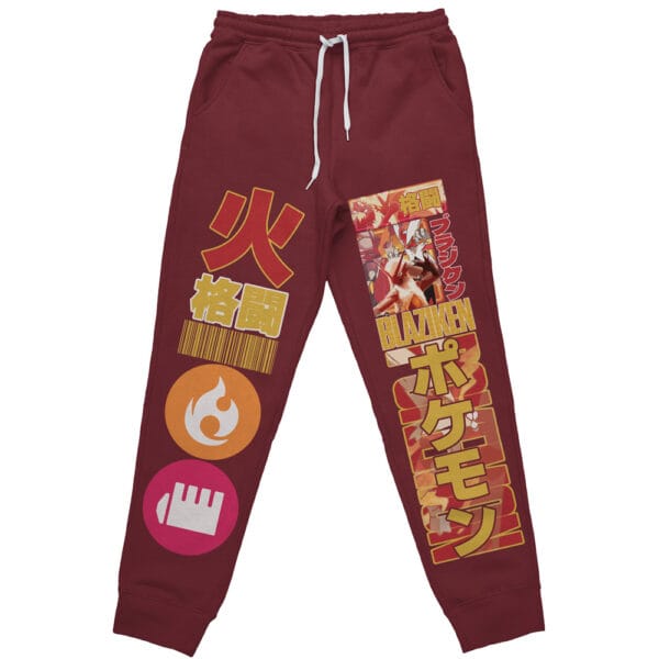 Blaziken Pokemon Streetwear Sweatpants