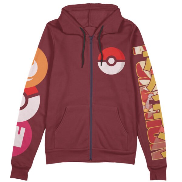 Blaziken Pokemon Streetwear Zip Hoodie Jacket