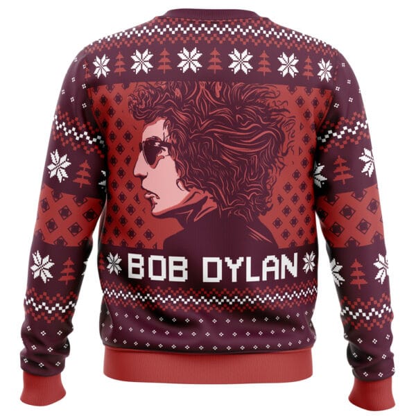 Blood On The Tracks Bob Dylan Ugly Christmas Sweater