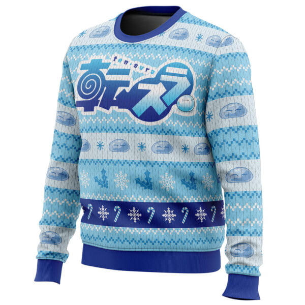 Anime Blue Christmas That Time I Got Reincarnated As A Slime Christmas Sweater