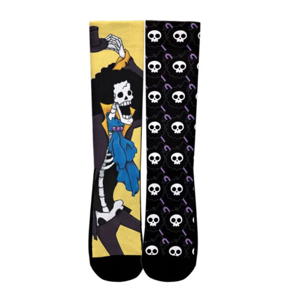 Brook Socks One Piece Custom Anime Socks