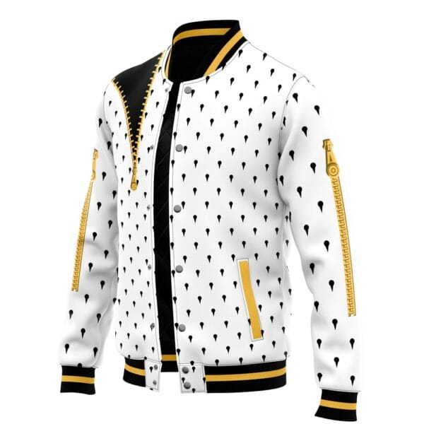 Anime Bruno Bucciarati Pattern Jojos Bizarre Adventure Varsity Jacket Anime