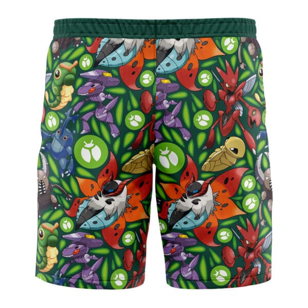 Bug Type Pokemon Pokemon Board Shorts Swim Trunks