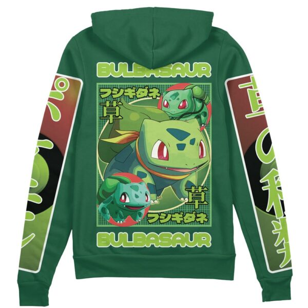 Bulbasaur Pokemon Streetwear Zip Hoodie Jacket