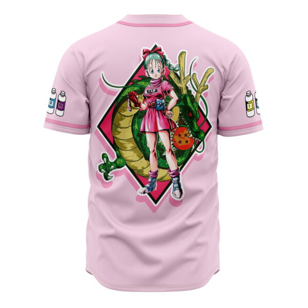 Bulma Pink Dragon Ball Z Baseball Jersey