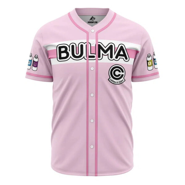 Bulma Pink Dragon Ball Z Baseball Jersey