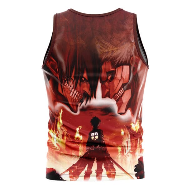 New Burning Attack On Titan Tank Top