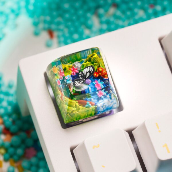 Butterfree Pokemon Artisan Keycap