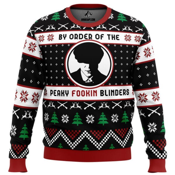 By The Order Of The Peaky Blinders Peaky Blinders Ugly Christmas Sweater